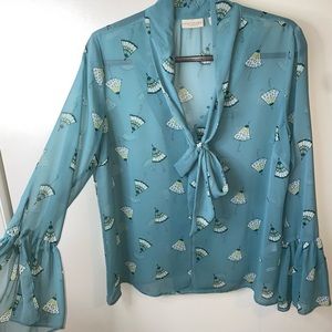 Umbrella teal blue Shirt